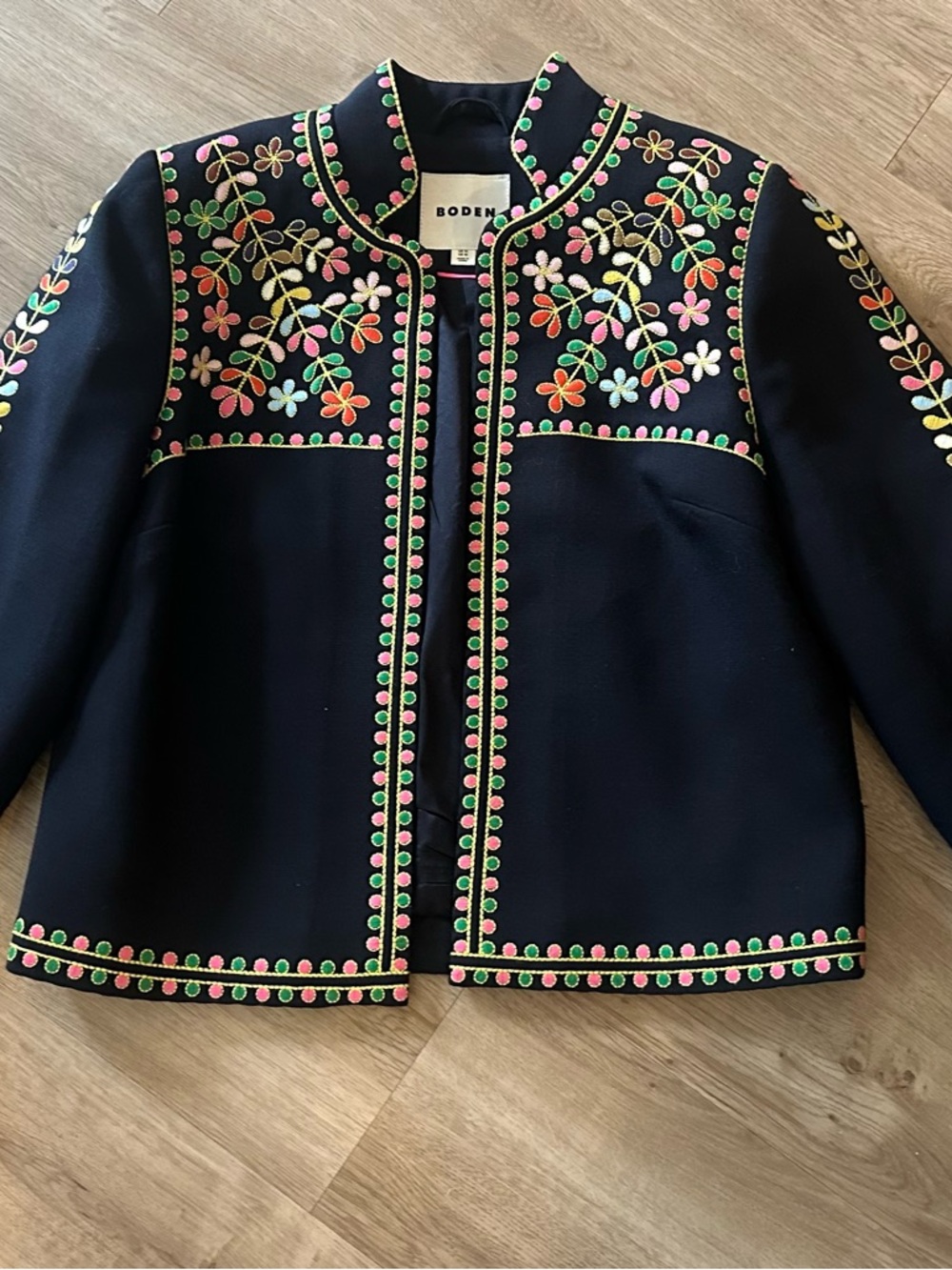 Boden Icons embroidered jacket 10